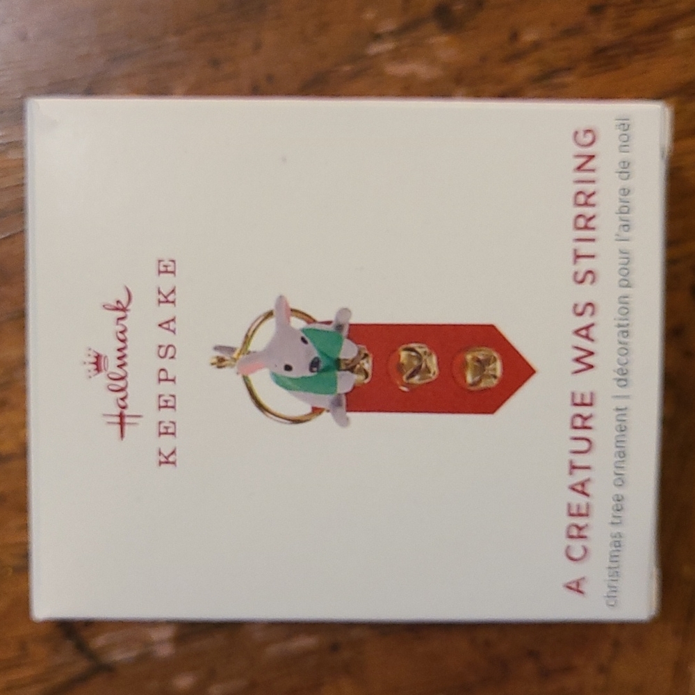 Hallmark Keepsake Ornamemt A creature was Stirring 2019
